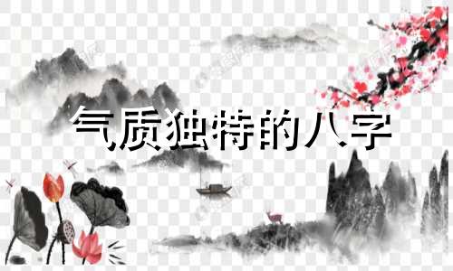 气质独特的八字 气质高雅的八字