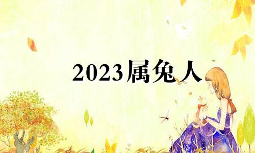 2023属兔人 2023兔子