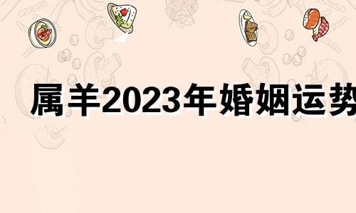 属羊2023年婚姻运势 属羊的2023年适合结婚吗