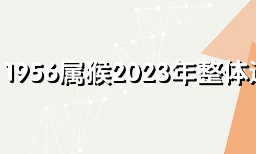 1956属猴2023年整体运势 1956年属猴2020年运势及运程每月运程