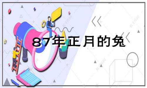 87年正月的兔 87年正月兔2021年运势及运程