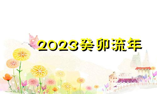 2023癸卯流年 2023年癸卯年