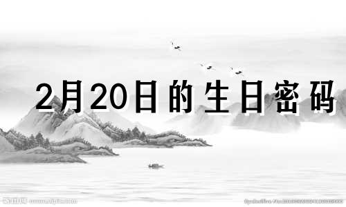 2月20日的生日密码 2月20日生日阳历是多少