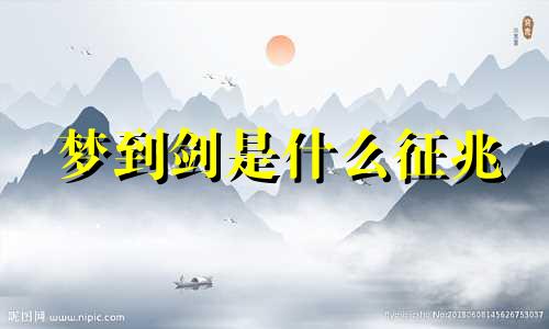 梦到剑是什么征兆 梦里梦见剑